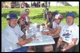 Riders stop for ice cream in Green Camp