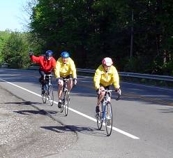 Cycling with friends